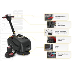 Lavadora / Aspiradora baterias Numatic TTB1840 NX