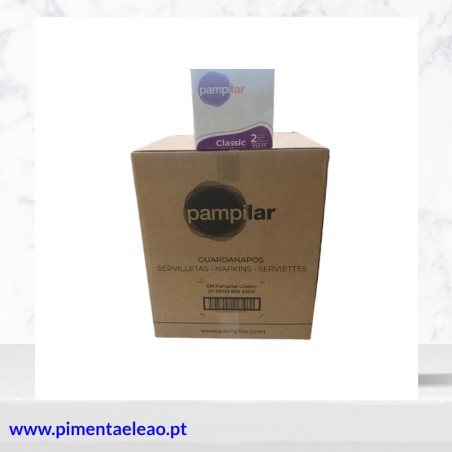 Guardanapos 33x33 folha dupla | Pampilar | 30 maços