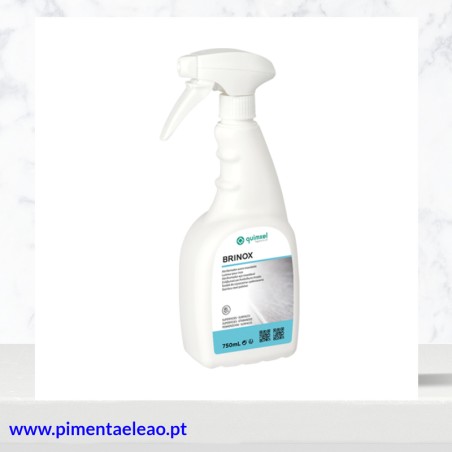 Abrilhantador de Inox Brinox 750ml – Brilho Duradouro para Superfícies