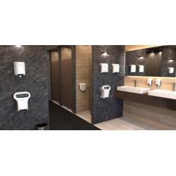 Doseador de Gel Branco 700ml com Chave – ABS Durável | Pimenta & Leão