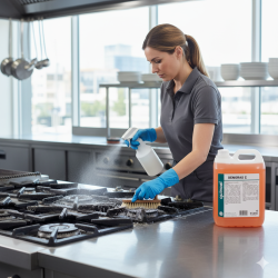 Desengordurante de fogões industriais