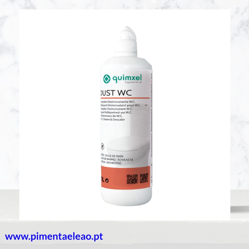Limpador desincrustante de wc | higienizante de wc | rótulo novo