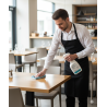 Detergente para limpar mesas de restaurante