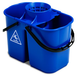 Balde Duplo de Limpeza Profissional 8+6L | Alta Durabilidade
